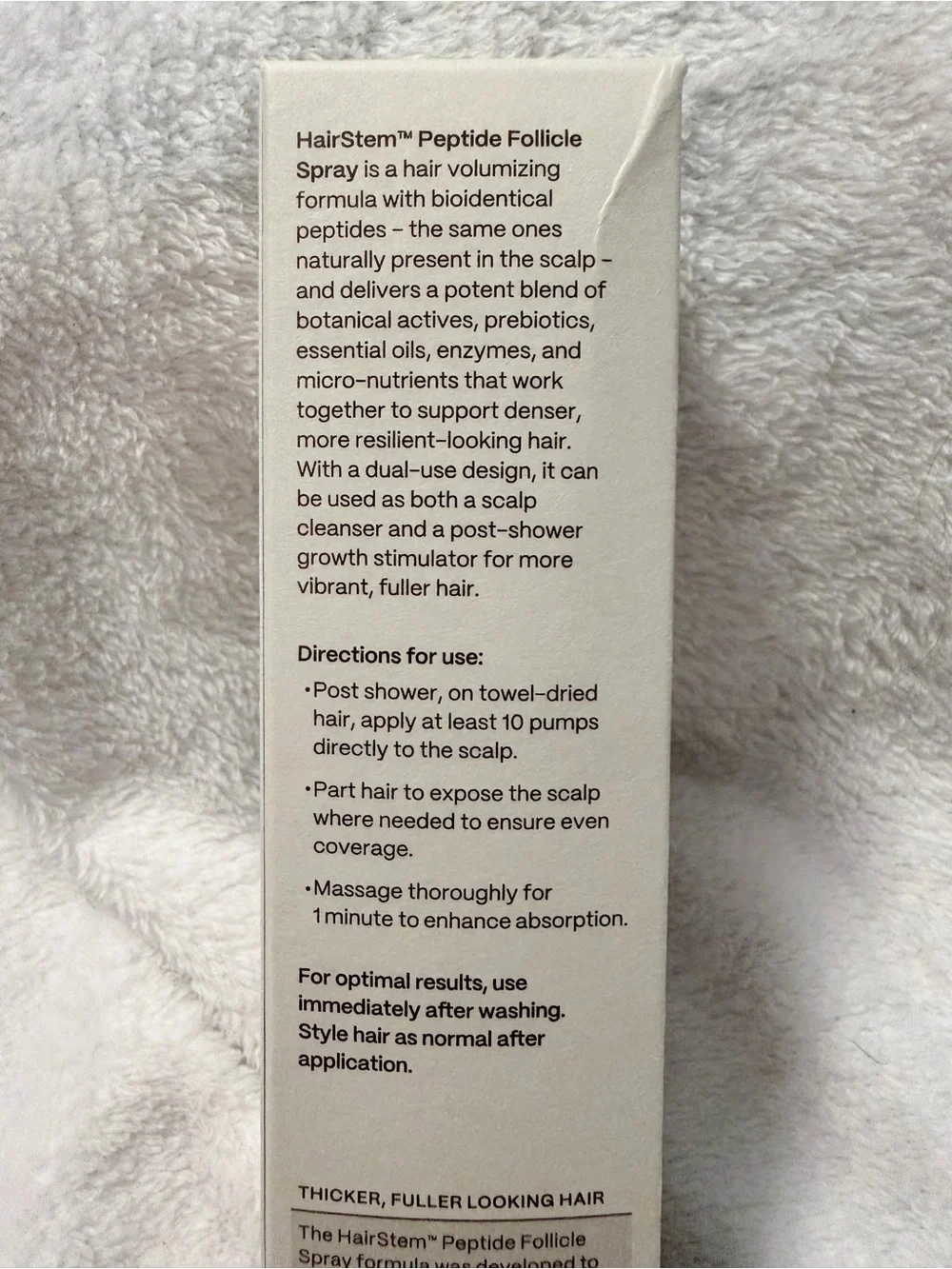 Advanced Trichology HairStem Peptide Follicle Hair Growth Spray